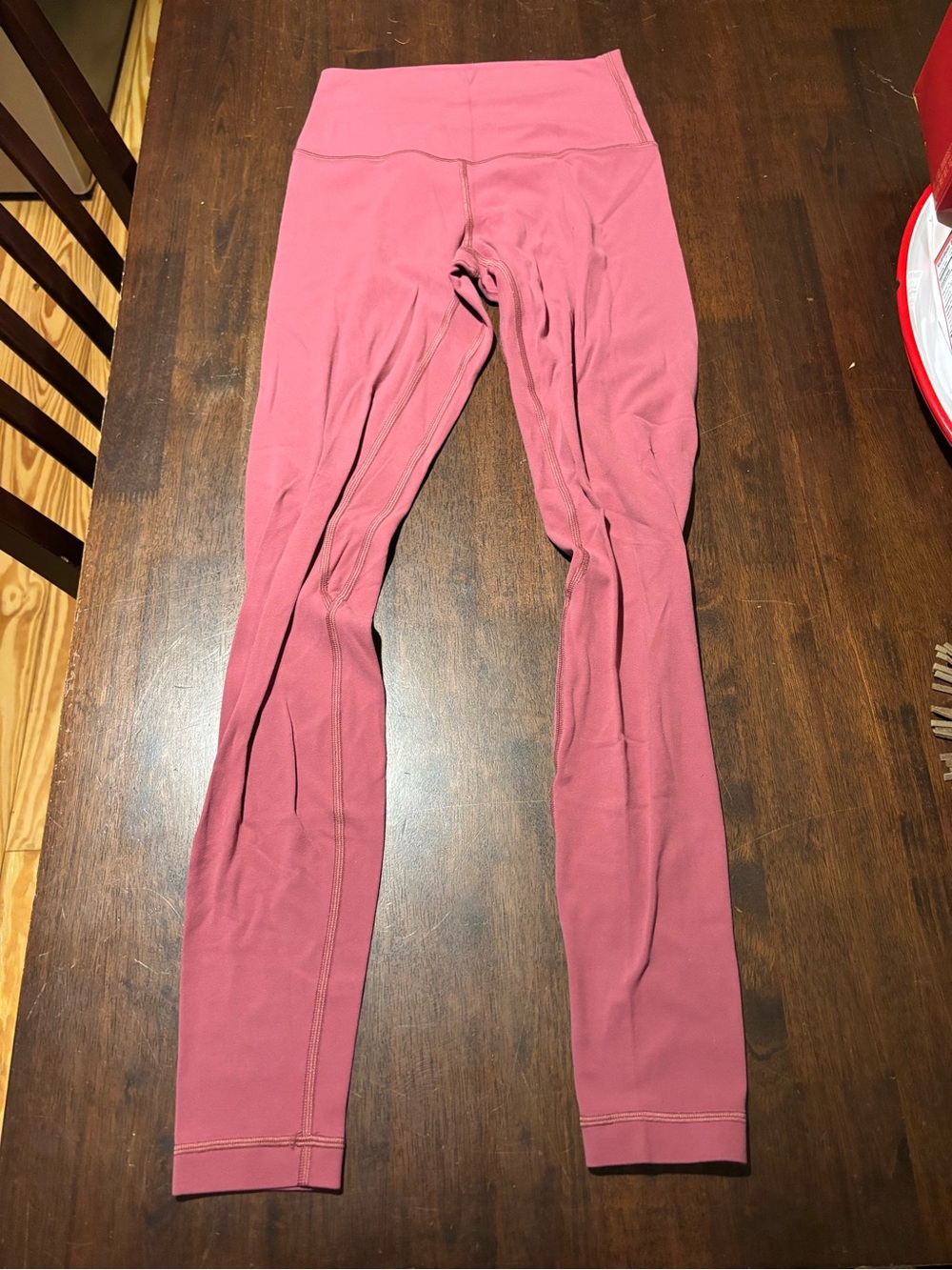 Lululemon High-Waist Pink Leggings